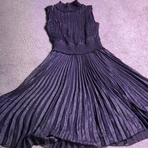 Black Pleated Dress